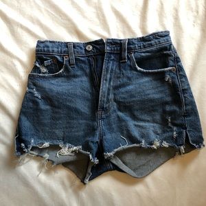 Abercrombie Ripped Jean shorts